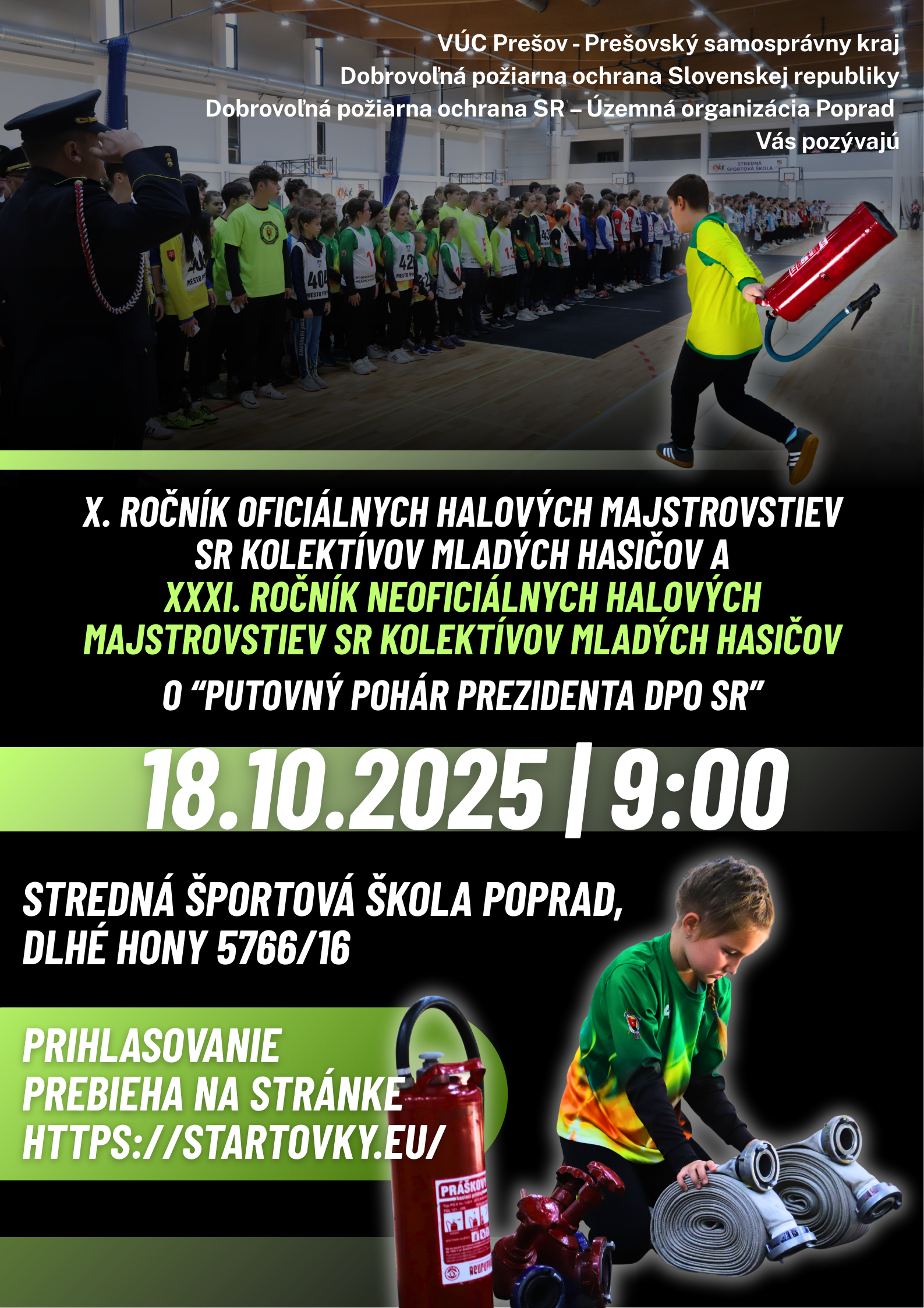Halové MSR mladých hasičov - DIEVČATÁ