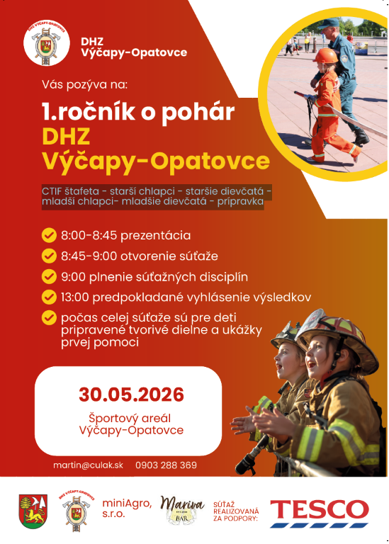 Hasičská súťaž detí - Výčapy - Opatovce